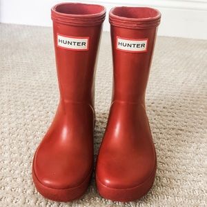 Hunter Rain Boots, Toddler Size 8